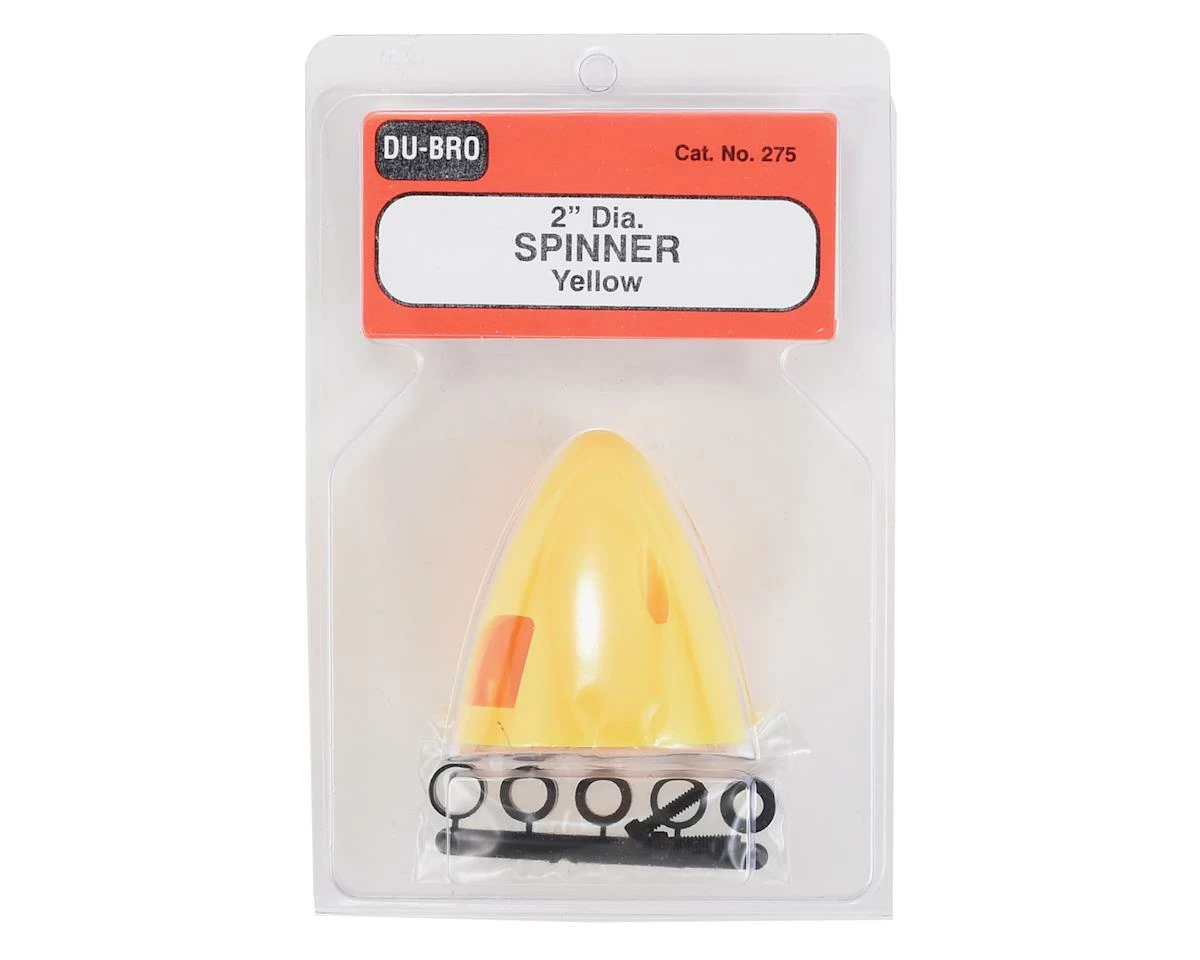 DUBRO 4 Pin Spinner (Yellow) (2") - Image 2