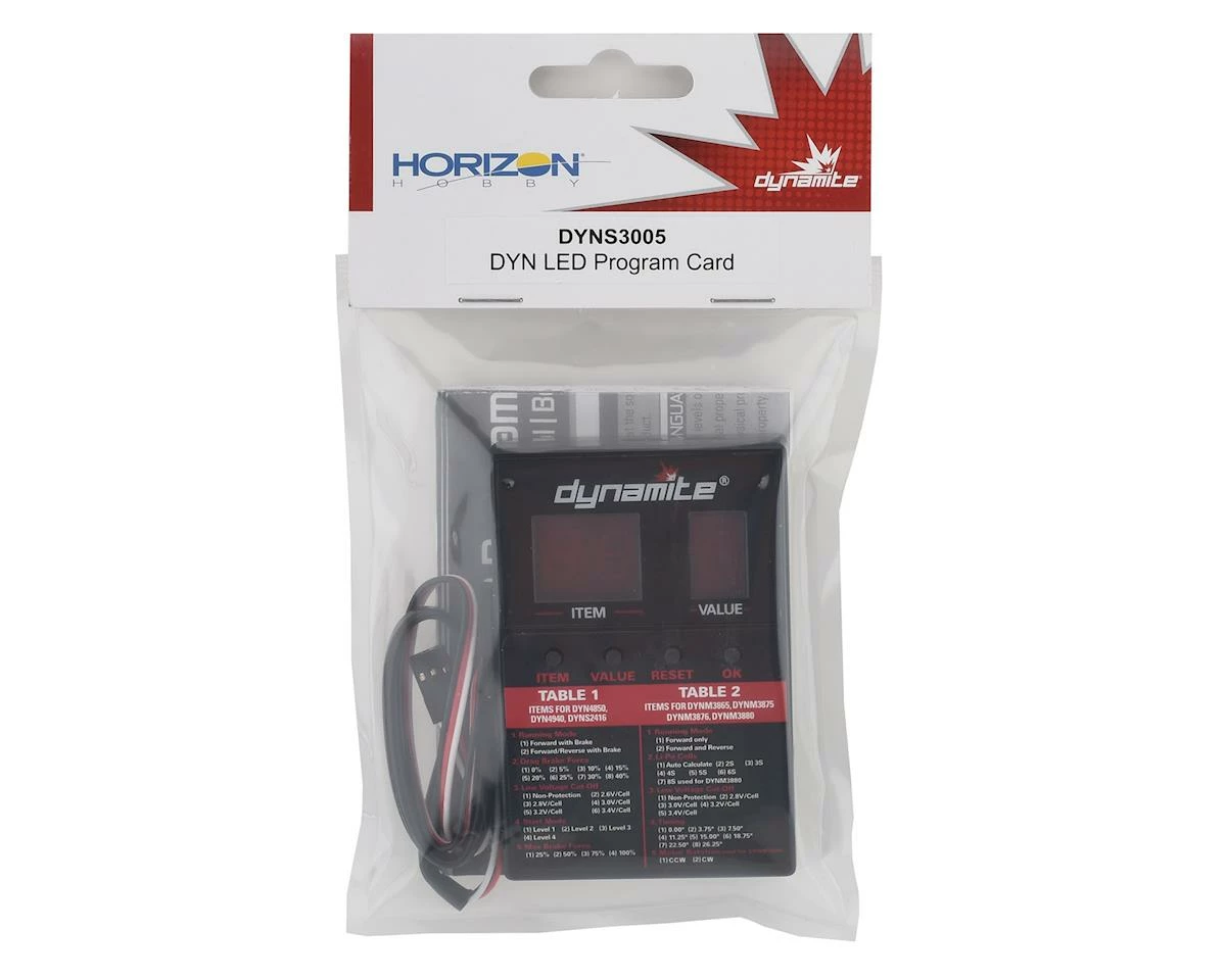 Dynamite LED Program Card - Image 2