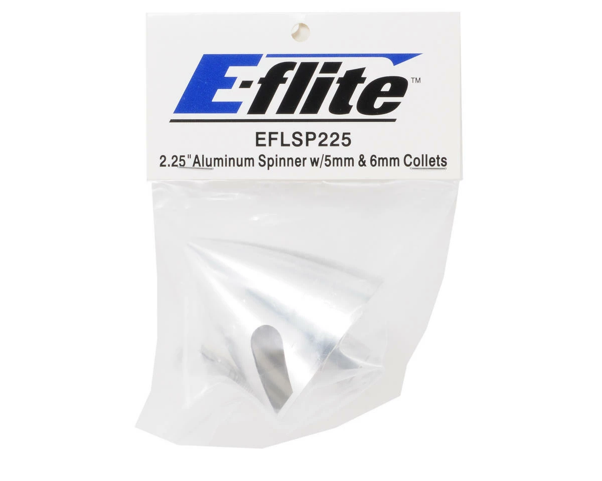 E-Flite 2.25" Aluminum Spinner W/5mm & 6mm Collets - Image 2