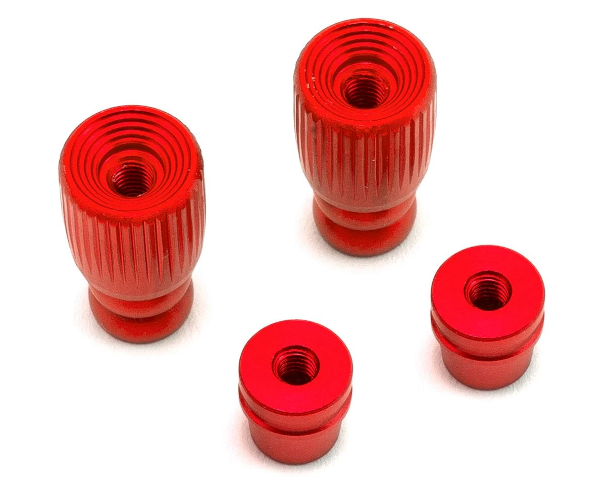FrSky Pole Style 3D M3 Gimbal Stick End (Red)