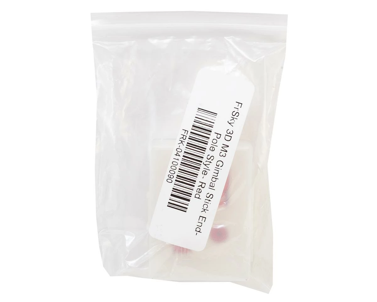 FrSky Pole Style 3D M3 Gimbal Stick End (Red) - Image 2