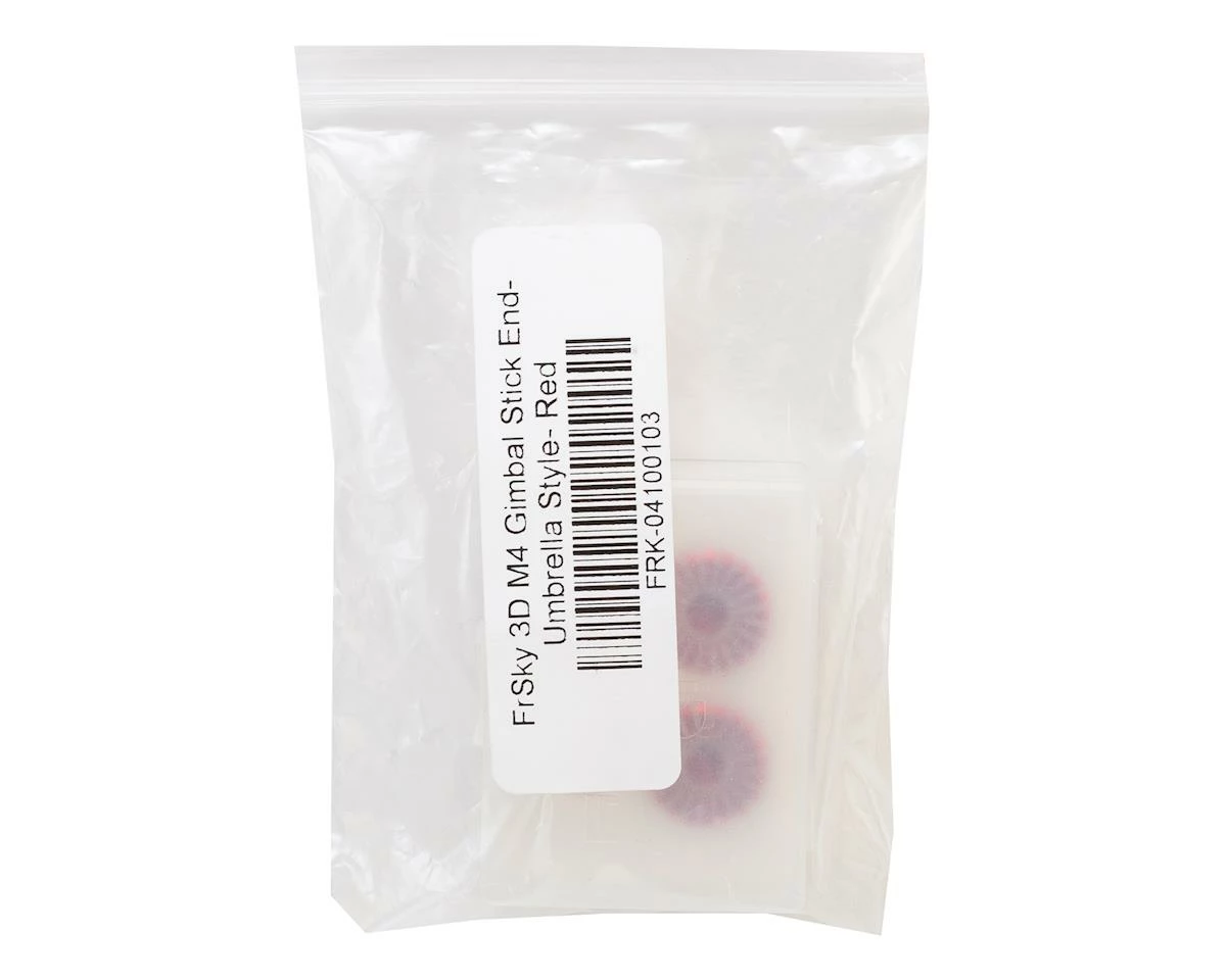 FrSky Umbrella Style 3D M4 Gimbal Stick End (Red) - Image 2