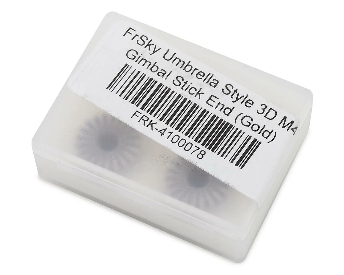 FrSky Umbrella Style 3D M4 Gimbal Stick End (Gold) - Image 2