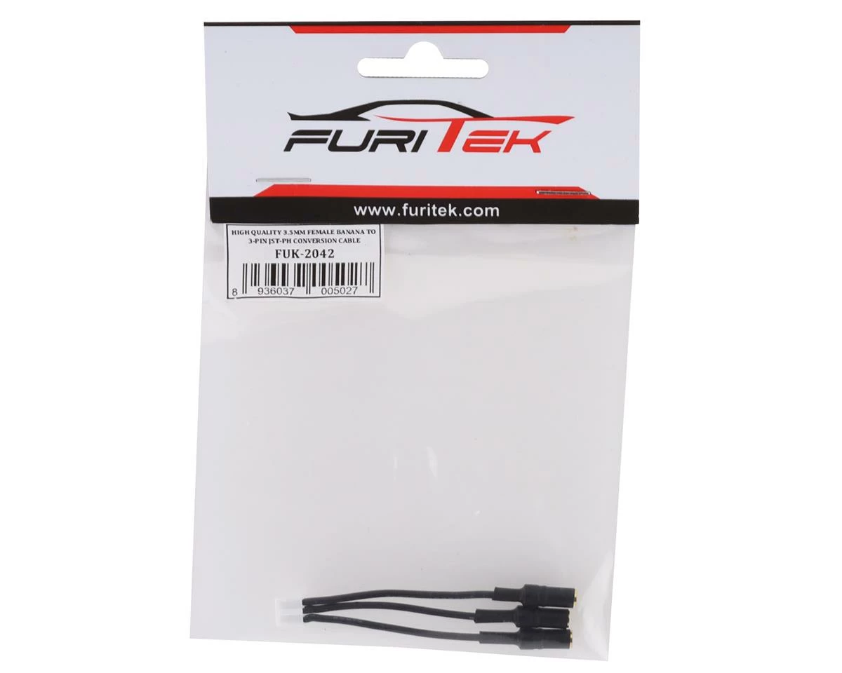 Furitek 3 Pin JST-PH To 3.5mm Female Bullet Connector Adapter Cable - Image 2
