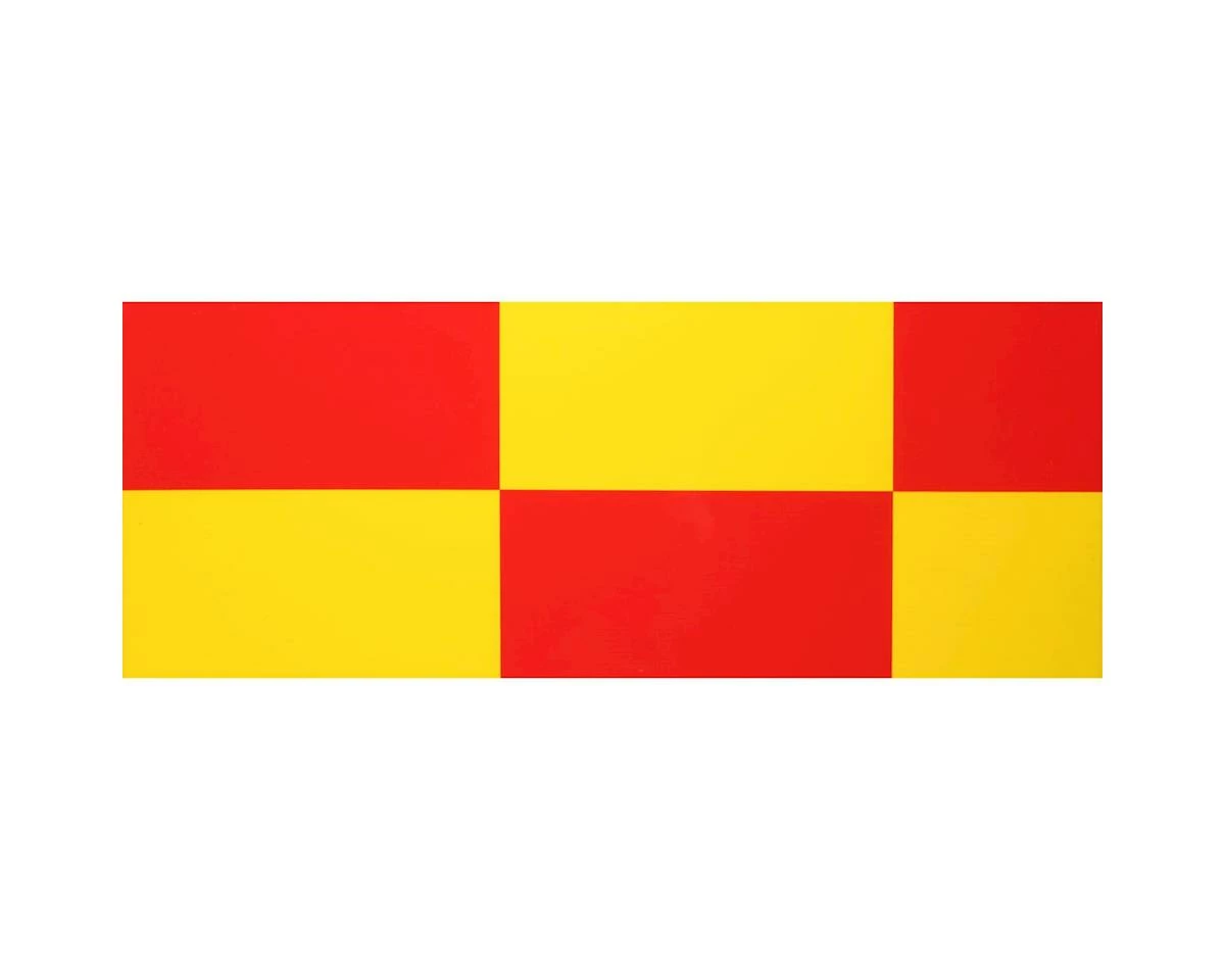 HANGAR 9 UltraCote, 2" Squares Yellow/Red - Image 2