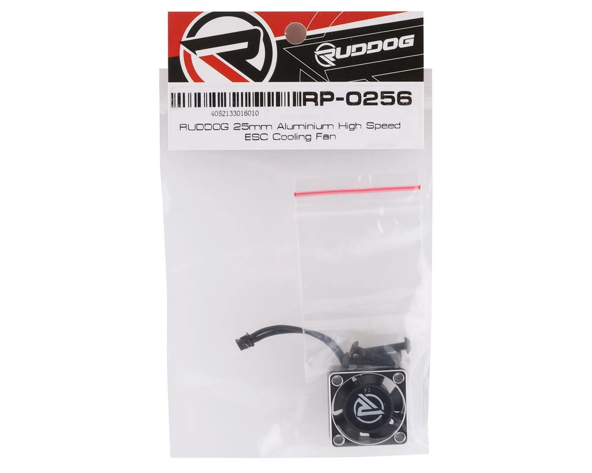 Ruddog 25mm Aluminum High Speed ESC Cooling Fan (Black) - Image 2