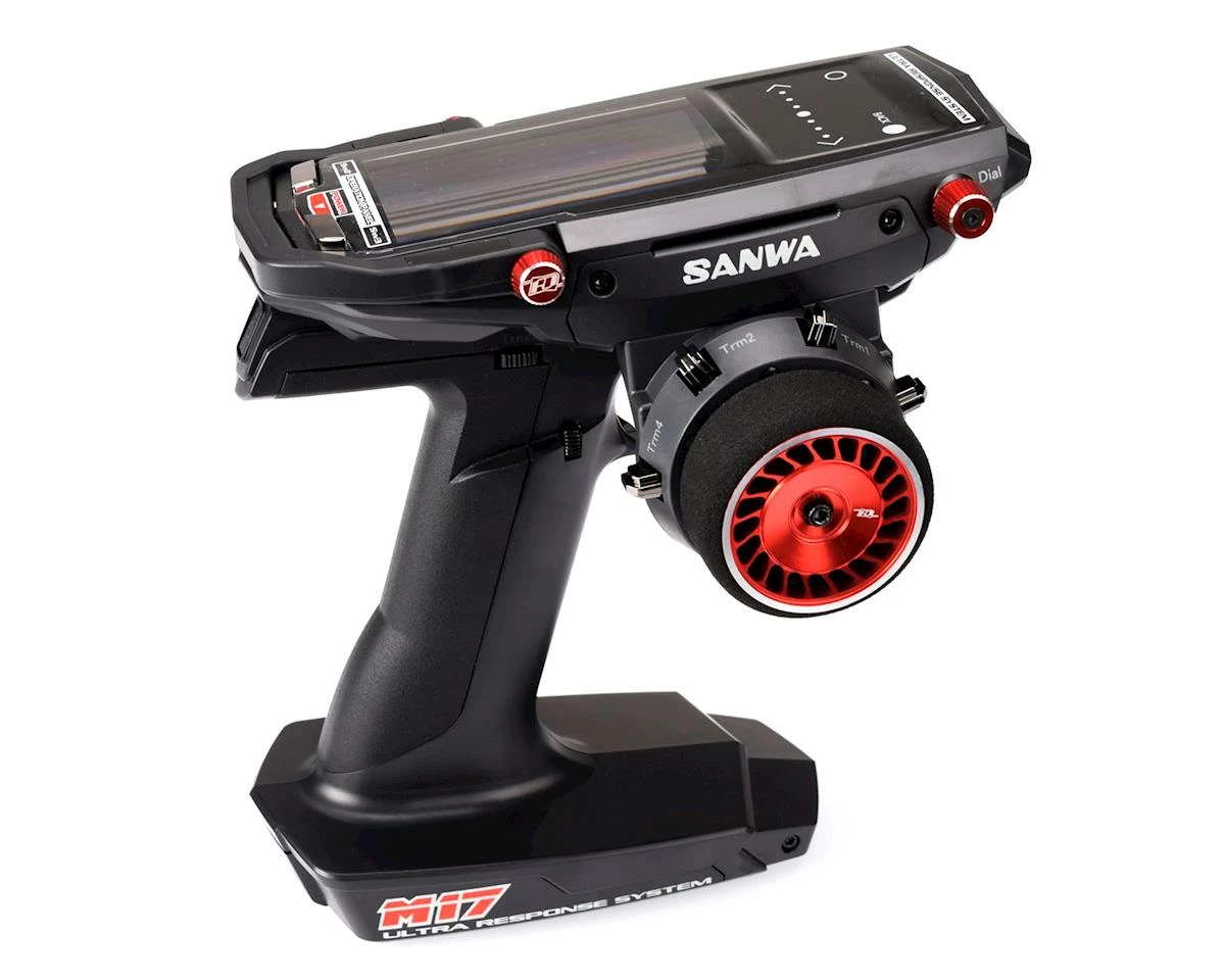 Revolution Design Sanwa M17/MT-44 Aluminum Steering Wheel (Red) - Image 3