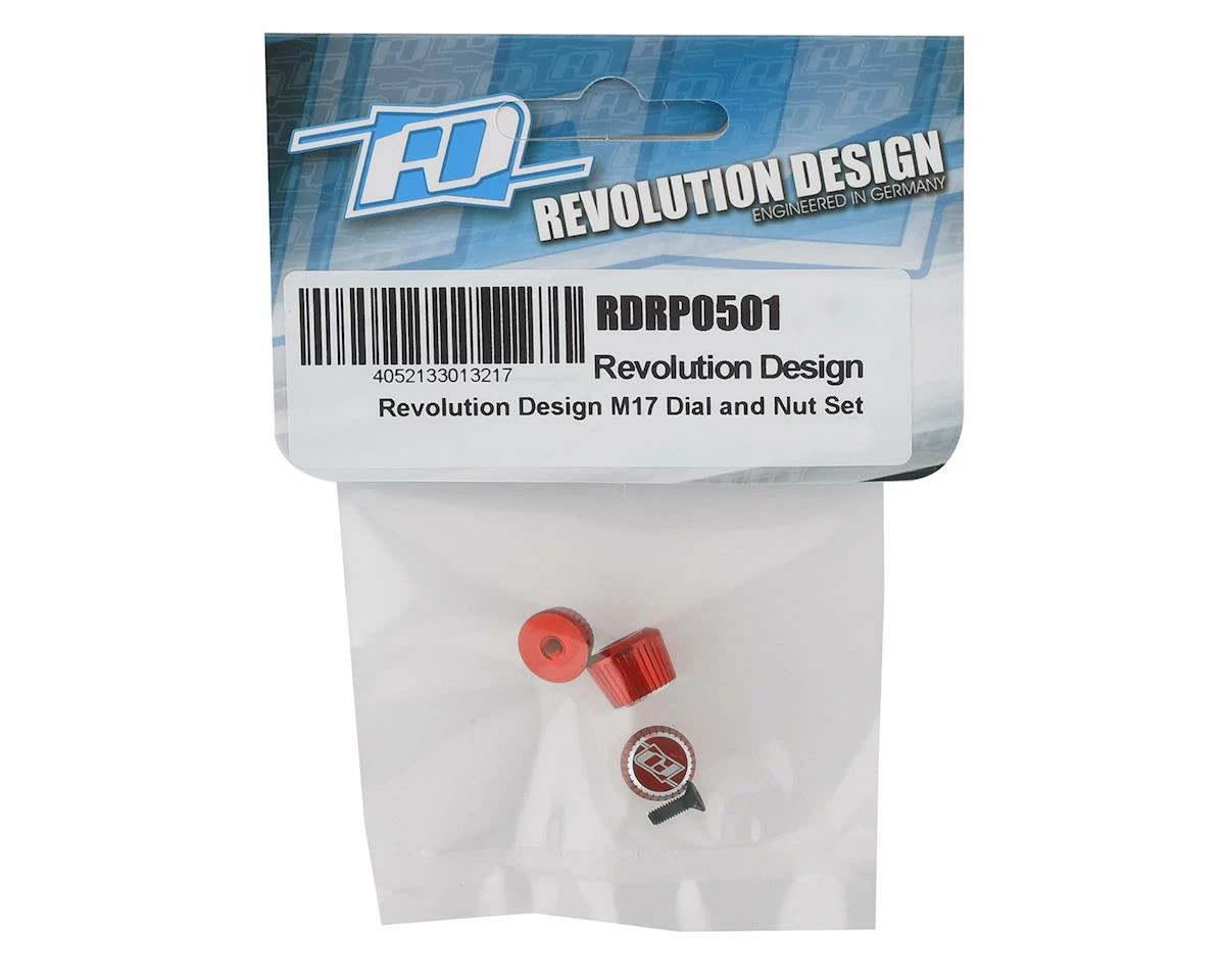 Revolution Design M17 Dial & Nut Set (Red) - Image 2