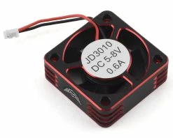 REDS 30x30x10mm Aluminum High Speed ESC Cooling Fan (Red)