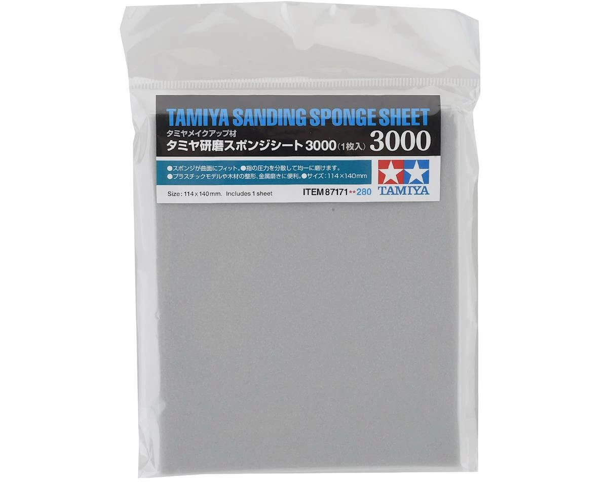 Tamiya Sanding Sponge Sheet (2000 Grit) - Image 2